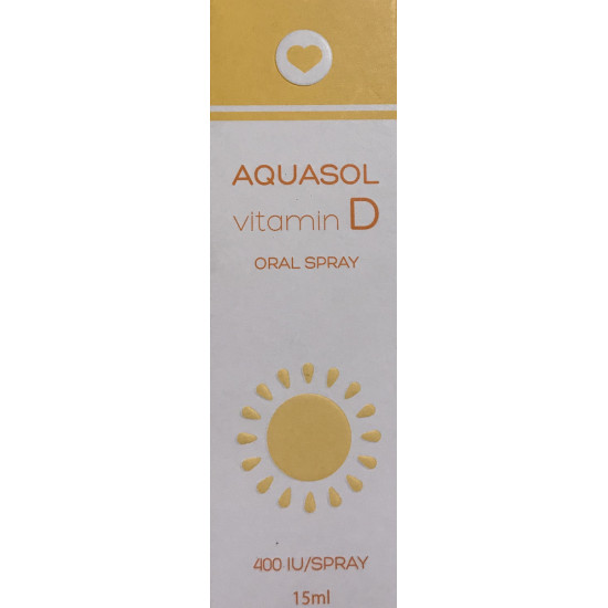 Olvos Science - Aquasol Vitamin D oral spray 400 iu Συμπλήρωμα διατροφής με Βιταμίνη D - 15ml