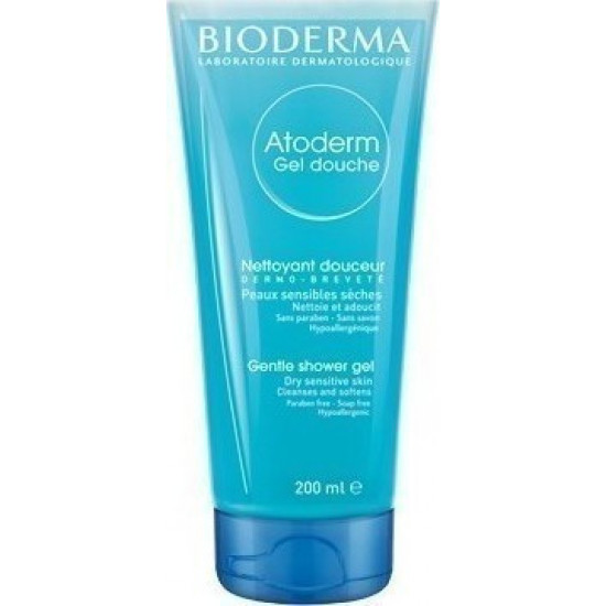 Bioderma - Atoderm gel douche ultra-gentle shower gel normal to dry sensitive skin Ήπιο αφρόλουτρο χωρίς σαπούνι για καθημερινή χρήση - 200ml