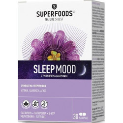 Superfoods - Sleep mood Συμπλήρωμα διατροφής για τη μείωση της αϋπνίας - 30caps