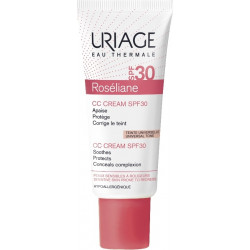Uriage - Roseliane CC cream SPF30 Ενυδατική κρέμα κατά της ερυθρότητας με χρώμα - 40ml