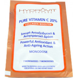 Target Pharma - Hydrovit pure Vitamin C 20% collagen booster monodose Αντιοξειδωτικός ορός αντιγήρανσης - 7 μονοδόσεις