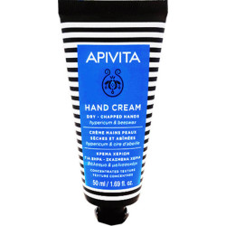 Apivita - Hand cream dry chapped hands hypericum & beeswax Κρέμα για ξηρά & σκασμένα χέρια με βάλσαμο & μελισσοκέρι - 50ml