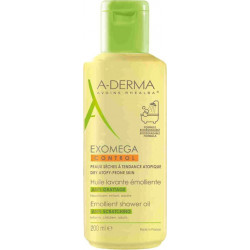 A-Derma - Exomega control emollient shower oil anti-scratching Έλαιο καθαρισμού για ατοπικό δέρμα - 200ml