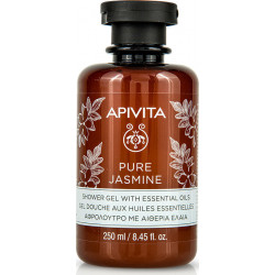 Apivita - Pure Jasmine shower gel with essential oils Αφρόλουτρο με γιασεμί - 250ml