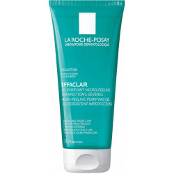 La Roche Posay - Effaclar micro-peeling purifying gel wash Αφρώδες τζελ καθαρισμού & απολέπισης για πρόσωπο & σώμα ενάντια σε σοβαρές ατέλειες - 200ml