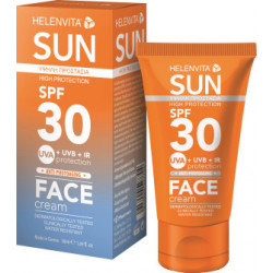 Helenvita - Sun anti-photoaging face cream SPF30 Αντηλιακή κρέμα προσώπου κατά της φωτογήρανσης - 50ml