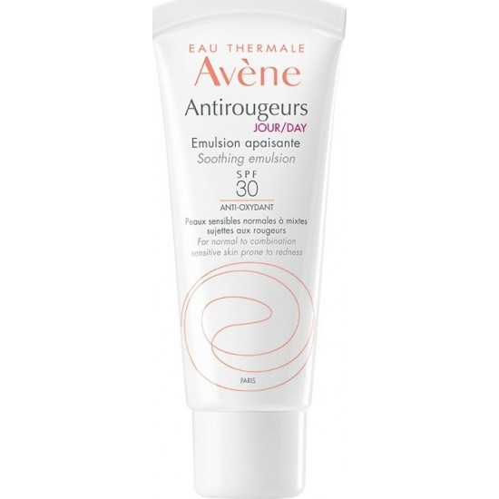 Avene - Antirougeurs day soothing emulsion SPF30 for normal to combination skin Λεπτόρρευστη κρέμα ημέρας προσώπου για τις κοκκινίλες - 40ml