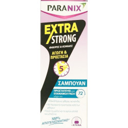 Omega Pharma - Paranix extra strong  shampoo Προστατευτικό σαμπουάν για φθείρες & κόνιδες - 200ml & Κτένα