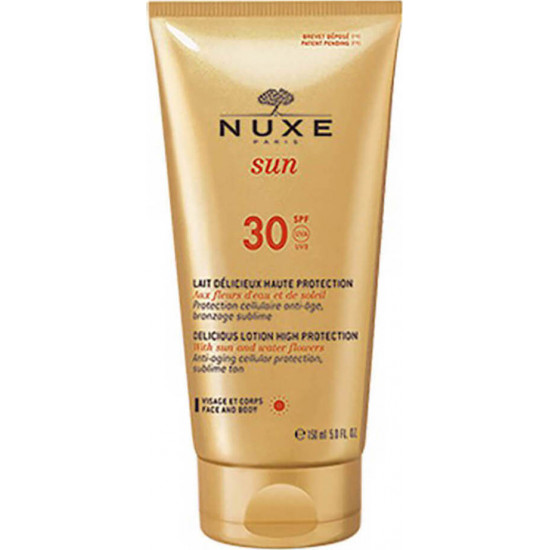 Nuxe - Sun delicious lotion high protection for face & body SPF30 Αντηλιακό γαλάκτωμα προσώπου & σώματος - 150ml