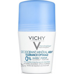 Vichy - Deodorant mineral 48h tolerance optimale roll-on Αποσμητικό χωρίς άρωμα για ευαίσθητη & αντιδραστική επιδερμίδα - 50ml