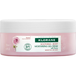 Klorane - Soothing body moisturizing gel-cream with peony Ενυδατική κρέμα-τζελ σώματος με παιώνια - 200ml