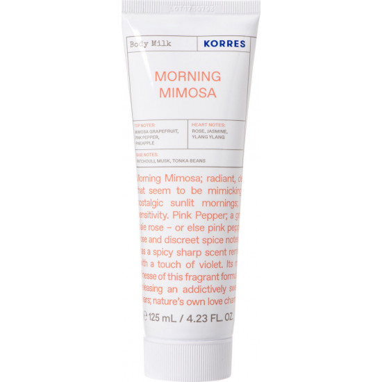 Korres - Morning mimosa moisturizing body milk Αρωματικό γαλάκτωμα σώματος με ενυδατικούς παράγοντες - 125ml