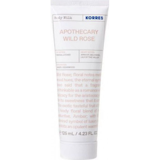 Korres - Apothecary wild rose moisturizing body milk Ενυδατικό γαλάκτωμα σώματος άγριο τριαντάφυλλο - 125ml