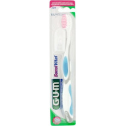 Sunstar - Gum sensivital 509 ultra soft toothbrush Οδοντόβουρτσα πολύ μαλακή σε γαλάζιο χρώμα - 1τμχ