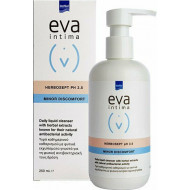 Intermed - Eva intima herbosept pH 3.5 minor discomfort Υγρό καθημερινού καθαρισμού ευαίσθητης περιοχής με φυτικά εκχυλίσματα & αντιβακτηριδιακή δράση - 250ml
