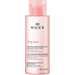 Nuxe - Very Rose 3 in 1 soothing micellar water Μικυλλιακό νερό καθαρισμού για πρόσωπο & μάτια - 400ml