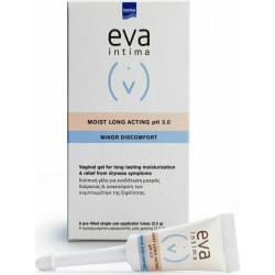 Intermed - Eva intima minor discomfort moist long acting pH 3.0 Κολπική γέλη για ενυδάτωση μακράς διαρκείας - 9x2,5gr