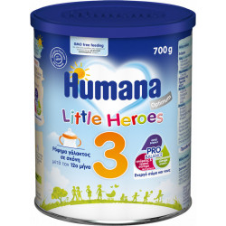 Humana - Optimum 3 little heroes 12m+ Βρεφικό γάλα σε σκόνη μετά τον 12ο μήνα - 700gr