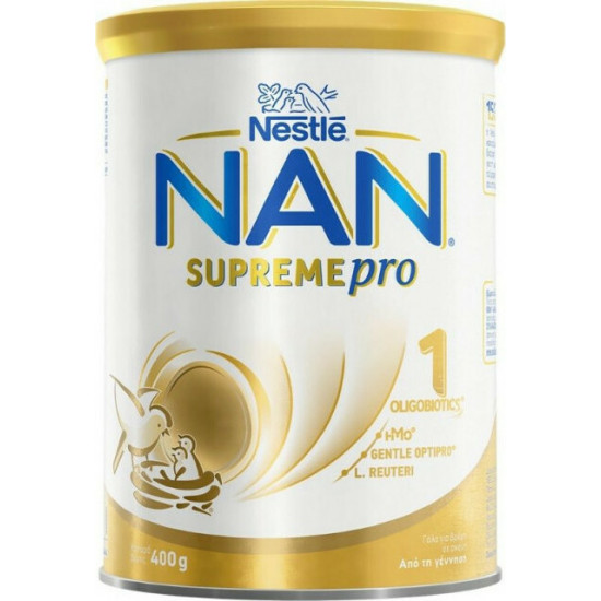 Nestle - Nan Supreme pro 1 Γάλα σε σκόνη για βρέφη από τη γέννηση - 400gr