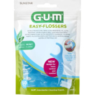 Sunstar - Gum easy flossers 890 cool mint waxed Οδοντικό νήμα σε διχάλες με γεύση μέντας - 50τμχ