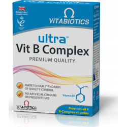 Vitabiotics - Ultra Vitamin B complex Συμπλήρωμα διατροφής με σύμπλεγμα Βιταμινών B - 60tabs