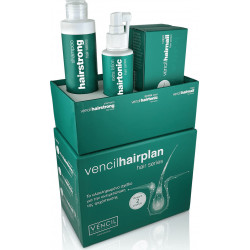 Vencil - Hairplan Hairstrong shampoo Σαμπουάν κατά της τριχόπτωσης - 200ml & Hairtonic lotion Τονωτική λοσιόν κατά της τριχόπτωσης - 100ml & Hairnail Συμπλήρωμα διατροφής για την υγεία μαλλιών, νυχιών & δέρματος - 2x30caps
