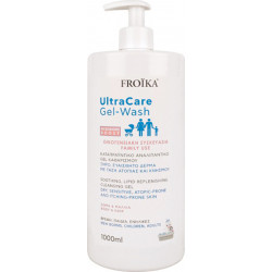 Froika - Ultracare gel wash Καταπραϋντικό & αναλιπαντικό τζελ καθαρισμού για ξηρό & ευαίσθητο δέρμα - 1000ml