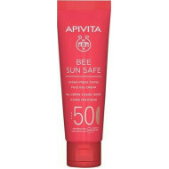 Apivita - Bee sun safe hydra fresh tinted face gel-cream SPF50 Ενυδατική αντηλιακή κρέμα-τζελ προσώπου με χρώμα - 50ml