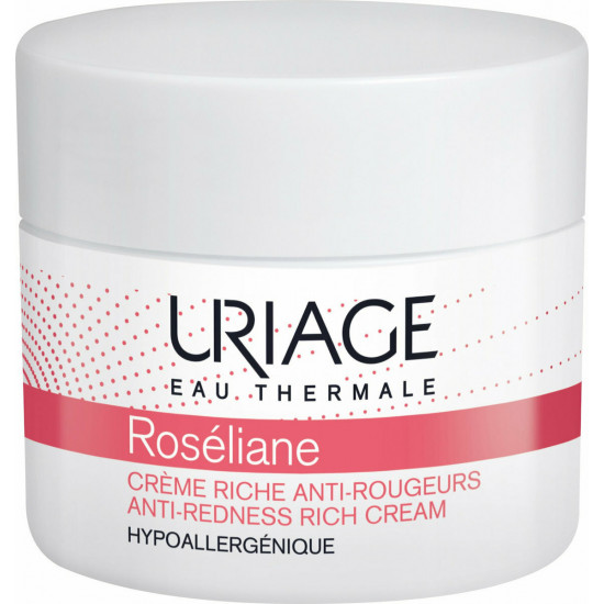Uriage - Roseliane anti-redness rich cream Κρέμα κατά της ερυθρότητας για ξηρές επιδερμίδες - 50ml