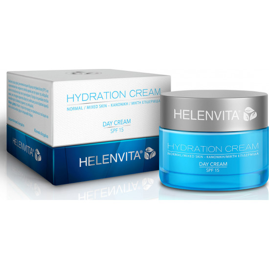 Helenvita - Hydration day cream SPF15 Ενυδατική κρέμα ημέρας για κανονική/μικτή επιδερμίδα - 50ml
