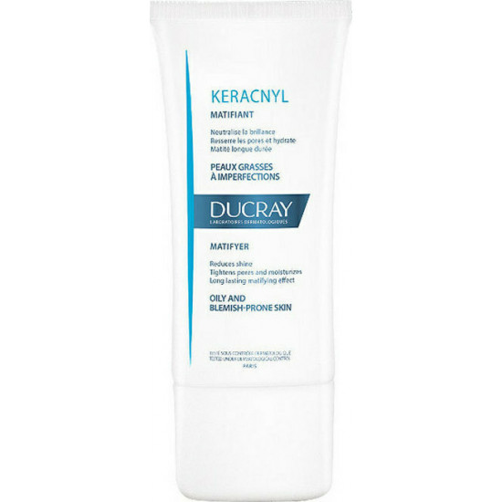 Ducray - Keracnyl mat for combination to oily skin Ενυδατική κρέμα προσώπου για μικτές/λιπαρές επιδερμίδες με ματ αποτέλεσμα - 30ml