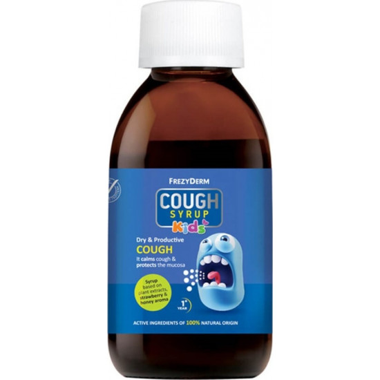 Frezyderm - Cough Syrup for Kids Σιρόπι για Παιδιά για τον Ξηρό & Παραγωγικό Βήχα - 182gr