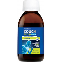Frezyderm - Cough Syrup for Adults Σιρόπι για τον Ξηρό & Παραγωγικό Βήχα για Ενήλικες και άνω των 12 ετών - 182gr