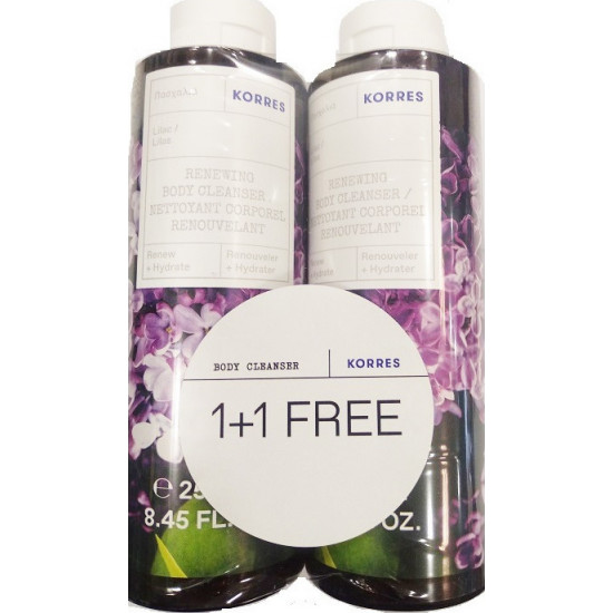 Korres - Αφρόλουτρο με άρωμα Πασχαλιάς 1+1 Δώρο - 2x250ml