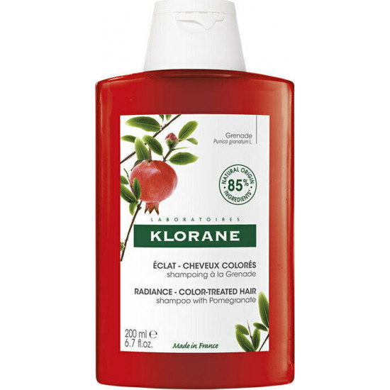 Klorane - Shampoo with Pomegranate Color Enhancing Σαμπουάν με Εκχύλισμα Ροδιού για Βαμμένα Μαλλιά - 200ml