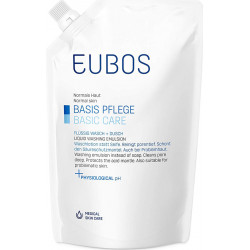 Eubos - Normal skin basic care liquid washing emulsion refill Ανταλλακτικό υγρό καθαρισμού χωρίς άρωμα - 400ml