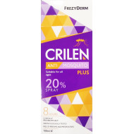 Frezyderm - Crilen anti mosquito plus 20% spray Άοσμο εντομοαπωθητικό σπρέι - 100ml