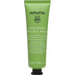 Apivita - Face mask prickly pear Μάσκα προσώπου φραγκόσυκο για ενυδάτωση & καταπράυνση - 50ml