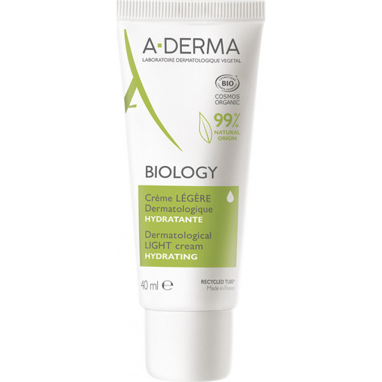 A-Derma - Biology dermatological light cream hydrating Ενυδατική κρέμα με ελαφριά υφή - 40ml A-Derma - Biology dermatological light cream hydrating Ενυδατική κρέμα με ελαφριά υφή - 40ml