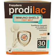 Frezyderm - Prodilac immuno shield fast melt Συμπλήρωμα διατροφής με προβιοτικά για παιδιά & ενήλικες - 30 φακελάκια