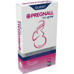 Quest - Pregnall bio grow Συμπλήρωμα πριν τη σύλληψη & κατά τη διάρκεια της εγκυμοσύνης - 30caps