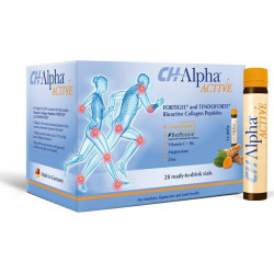 VivaPharm - CH-Alpha active Συμπλήρωμα διατροφής για δυνατούς τένοντες & συνδέσμους - 28 φιαλίδια x 30ml