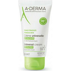 A-DERMA - Les Indispensables Universal Ενυδατική Κρέμα Προσώπου & Σώματος για Όλη την Οικογένεια - 50ml