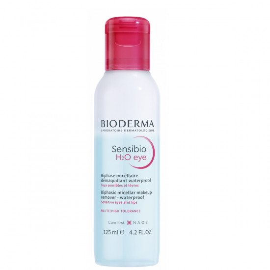 Bioderma - Waterproof Remover Υγρό Ντεμακιγιάζ Sensibio H2O Eye High Tolerance για Ευαίσθητες Επιδερμίδες - 125ml