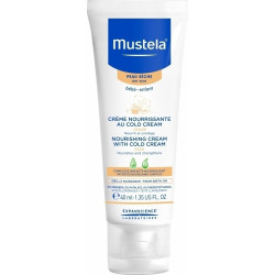 Mustela - Bebe Nourishing Cream With Cold Cream Κρέμα Ενυδάτωσης Προσώπου για Ξηρό Δέρμα - 40ml