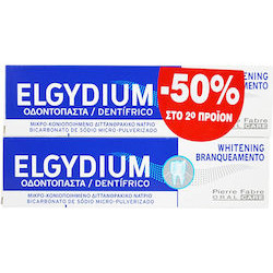 Elgydium - Whitening Toothpaste Λευκαντική Οδοντόκρεμα - 2 x 75ml - 50% στο 2ο Προϊόν
