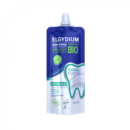 Elgydium - Sensitive Bio Οδοντόκρεμα για Ευαίσθητα Δόντια Βιολογική - 100ml