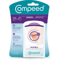 Compeed - Invisible Cold Sore Patch Επιθέματα για τον Επιχείλιο Έρπητα - 15pcs