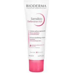 Bioderma - Sensibio Defensive Rich Πλούσια Καταπραϋντική Κρέμα Για Ενίσχυση Της Αυτοάμυνας Της Ευαίσθητης Επιδερμίδας Από Τους Ρύπους - 40ml