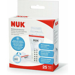Nuk - Σακουλάκια Αποθήκευσης Μητρικού Γάλακτος - 25τμχ